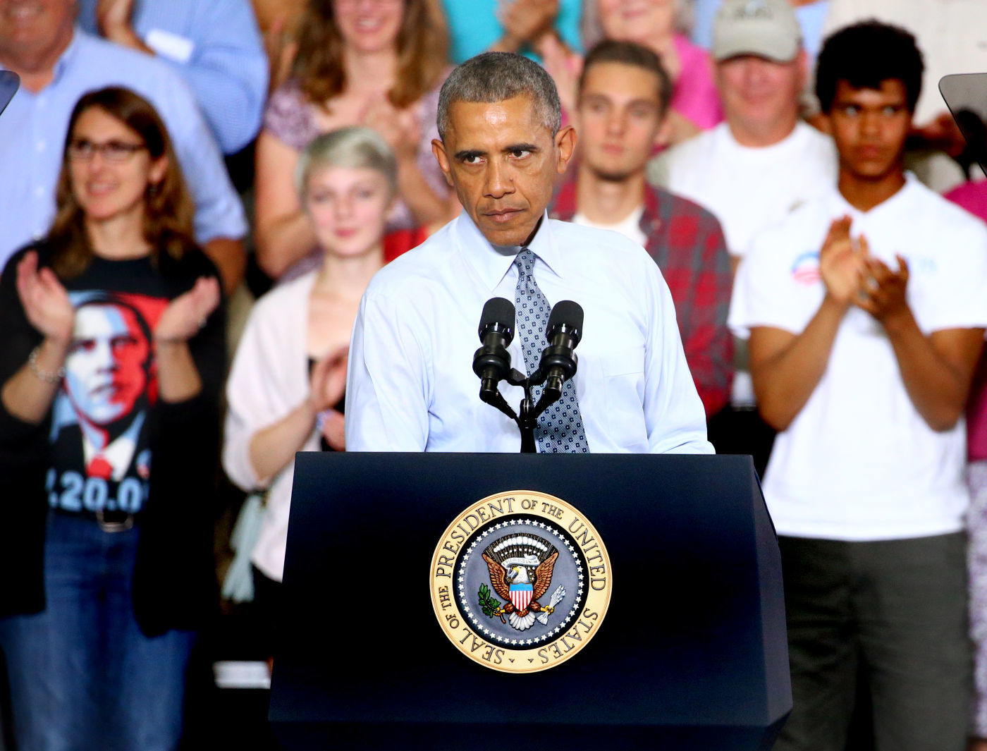 2015: President Barack Obama in La Crosse